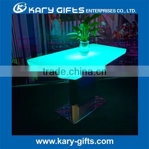Event Party Popular Glowing Banquet Desk Led Dining Table thumbnail-2