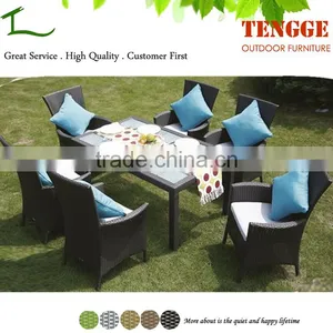 Outdoor Furniture Syntheric Wicker Armrest Dining Chair thumbnail-2