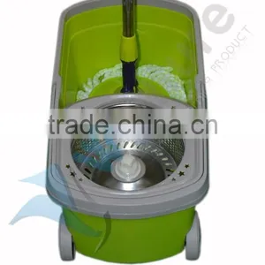 Removable 360 Magic Spin Mop With Two Wheels, Mop With Bucket Walkable Spin Mop thumbnail-5