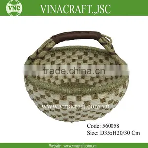 Round Seagrass Bag for Sale thumbnail-1
