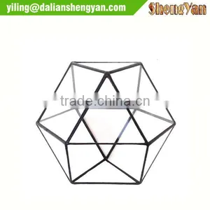 Large Glass Geometric Terrarium Container Wholesale thumbnail-1