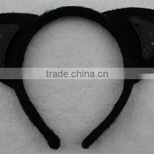 Party Black Cute Cat Ears Headband Funny Hairband for Children thumbnail-1