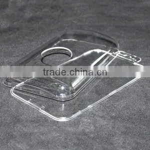 Crystal Clear Acrylic Protective Box for Phone Case, Transparent Packaging Box With a Hook thumbnail-1