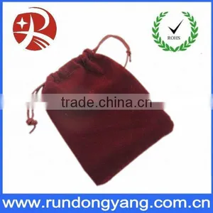 Custom Fashionable Velvet Cell Phone Drawstring Bag thumbnail-1
