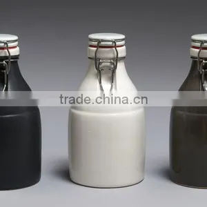Popular 64oz Swing Top Caps Wholesale Ceramic Beer Growler thumbnail-2