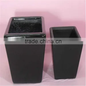SJ20171008 2017 Hot Sale Black Square Plastic Flower Pot With Different Colors thumbnail-2
