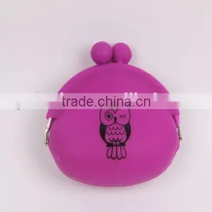 Owl Pattern Silicone Purse /Coin Purse thumbnail-2