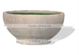 Vietnam Old Stone Outdoor Planter, Outdoor Pottery thumbnail-1