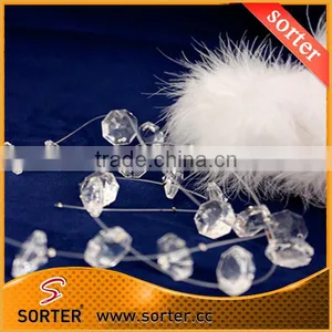 14MM BEAD K9 CRYSTAL STRING thumbnail-1