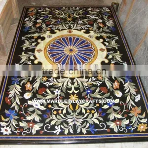 Pietra Dura Marble Inlay Dining Tables thumbnail-1