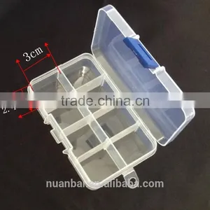 10cm Adjustable Clearly Crafts Storage Stock Case Pill Box 8 Compartments thumbnail-3