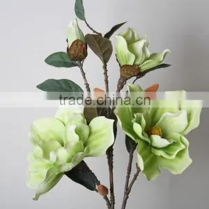Elegant Decorative Artificial Magnolia Flower for Wholesale Direct Selling thumbnail-3