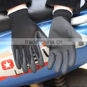 NMSAFETY Nitrile Coated Sandy Finish Slip Resistant Gloves EN388 3121 thumbnail-1