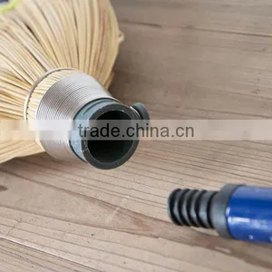 Roofer Detachable Steel Handle Hard Bristle Broom thumbnail-5