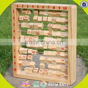Wholesale Baby Wooden Teacher Abacus Role Play Kids Wooden Teacher Abacus Hot Sale Children Wooden Teacher Abacus W12C006 thumbnail-1