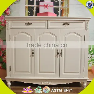 2017 New Design Wooden Furniture Cabinets White Solid Wooden Furniture Cabinets Best Design Wooden Furniture Cabinets W08H063 thumbnail-2