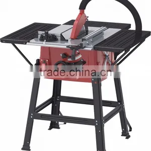10 Inch Table Saw for Woodwork With Steel Table and 3 Extension Tables thumbnail-2