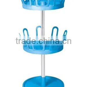 Swivel ABS Slippers Rack, 2-tier Waterproof Shoe Rack,round Shoe Rack thumbnail-6