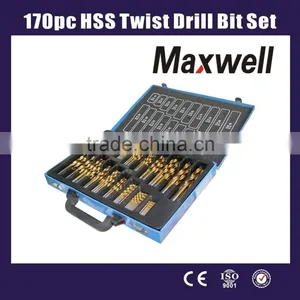 170pc HSS Twist Drill Bit Set thumbnail-1
