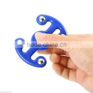 Fidget Hand Spinner Finger Toy Stress Reliever Killing Time Adults/Kids Blue thumbnail-1