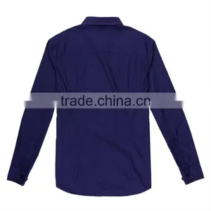 Men's 100% Cotton Poplin Shirt With Long Sleeve thumbnail-2