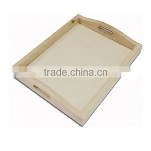 Cheap Wooden Tray Unfinished Wood Trays thumbnail-1