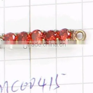 Yiwu Red Five Zircon Pendant thumbnail-1