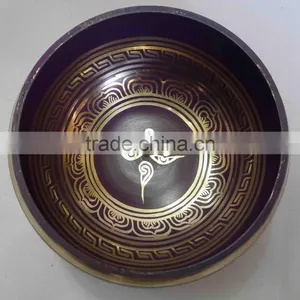 Best Selling Symbolic Colored Tibetan Healing Meditation Singing Bowl thumbnail-5