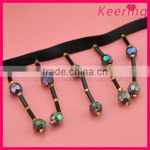 Acrylic Beaded Curtain Tassel Fringe WTP-1243 thumbnail-1