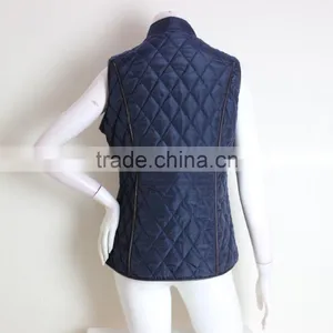 Woman Formal Sleeveless Jacket , Winter Padding Woman Vest For Sale thumbnail-6