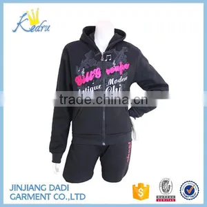 2017 Wholesale Tracksuit Leftover Stock Women Tracksuit Set thumbnail-1