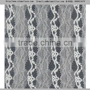 Stretched Warp Knitted Stretch Lace Fabric thumbnail-1