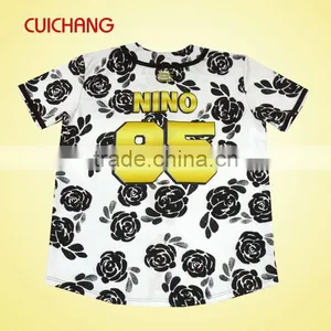Baseball Jersey,Wholesale Polyester/spandex Heat Transfer Printing Custom Design Fashion Custom Design Baseball Jersey thumbnail-4