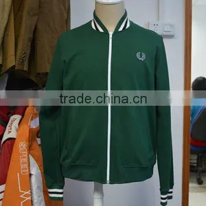 Cotton Zipper Sweatshirt no Hoods thumbnail-1