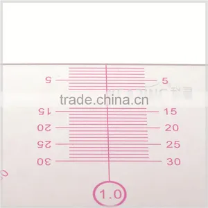 Kearing 8 Angle Patchwork Ruler Flexible Plastic Rulers With Sandwich Line Printing #P808 thumbnail-3