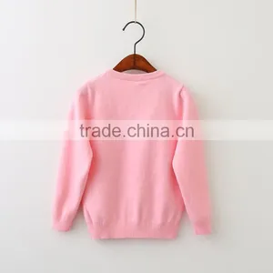 100% Cotton Girls Clothing Knitted Cardigan for Girls Sweater Cardigans Wholesale thumbnail-3