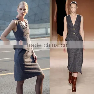 Ladies Designer Office Dresses Ladies Office Uniform Designs for Women thumbnail-2