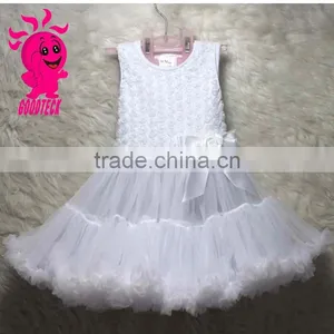 Fashionable Fancy Cheap Hot Sell Custom Baby Girl Summer Little Rose Flower Girl Dress thumbnail-5