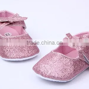 214 Brand New Infant Baby Girls Glitter Shoes Fashion Newborn Baby Soft Cotton Prewalker Baby Shoe thumbnail-3