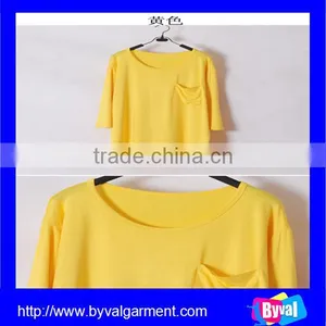 Wholesale Custom Women Long Sleeve Tshirt Made in China thumbnail-1