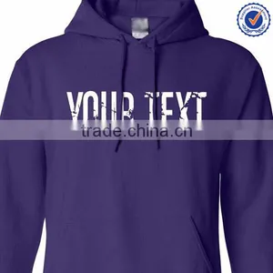 100% Cotton Mens Plain Pullover Hoodie With Your Logo thumbnail-2
