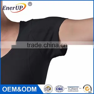 2017 High Quality Sweat Absorbing T-shirt Wholesale for Men White Body Fit Under T-shirt Dri Fit Sweat Proof T-shirt thumbnail-2