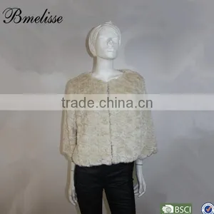 2014 European Fashion Winter Coats Fake Fur Coats for Women in Russia Market thumbnail-1