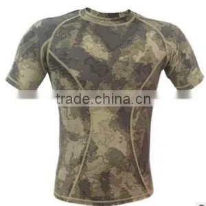Sport Tights Fitness Slim Fit T-Shirts Fast Drying Clothing Gym Short-Sleeve T-Shirt Dry Fit Shirts thumbnail-2