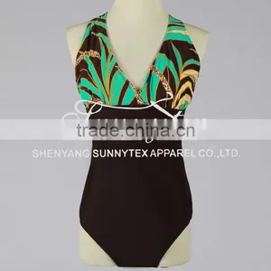 Sunnytex Swimwear & Beachwear OEM Wholesale High Waist Fashion Bikini Swimwear thumbnail-4