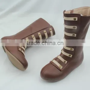 Wholesale Skidproof Genuine Leather Boots for Kids thumbnail-2