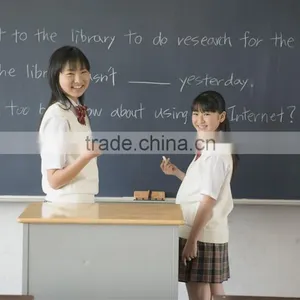 Juqian Knitwear Vest School Uniform Wholesale / V Neck Sweater Kids Knit Vest Pattern Child Sleeveless Sweater thumbnail-4