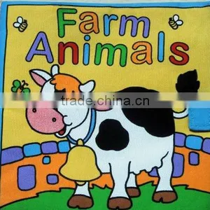 Animal Educational Embroidery Baby Soft Book thumbnail-1