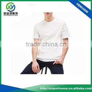High Quality Custom White Color Skin-friendly Tshirt 100% Cotton, Gym Tshirt thumbnail-2