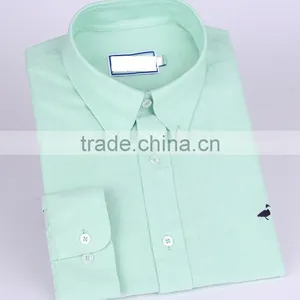 2017 New Style Oxford Men's Long Sleeve Button Down Collar Casual Shirt thumbnail-1